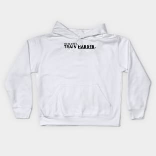 Work Hard, Train Harder Kids Hoodie